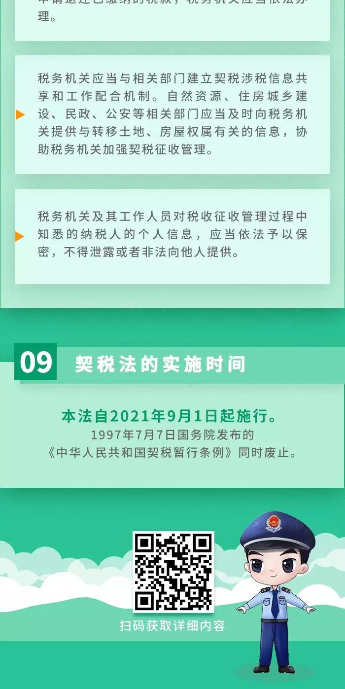 契稅法9月1日起施行！ 